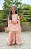 OC 201Heavy Chinon With Embroidery Siqunce Work With Digital Print Work Top With Sarara Dupatta Wholesale Suppliers In Mumbai
